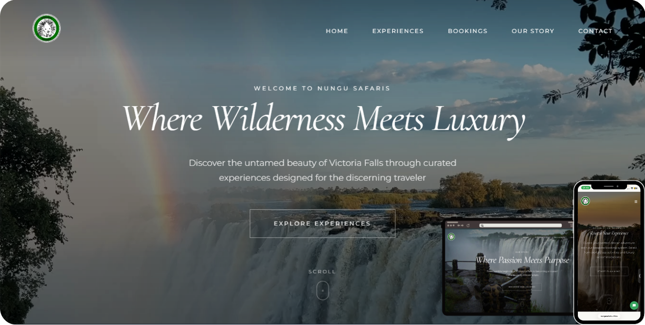 Nungu Safaris Website